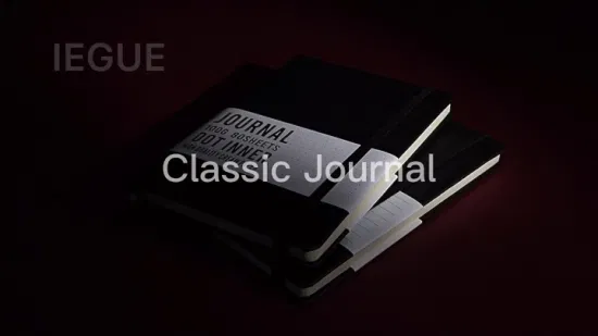 Luxuriöses, personalisiertes, bedrucktes, gepunktetes A5-Notizbuch aus PU-Leder mit Hardcover und Logo